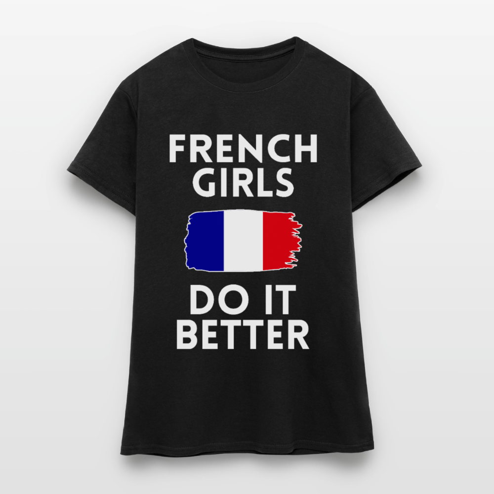 T-shirt femme - French Girls Do It Better - noir