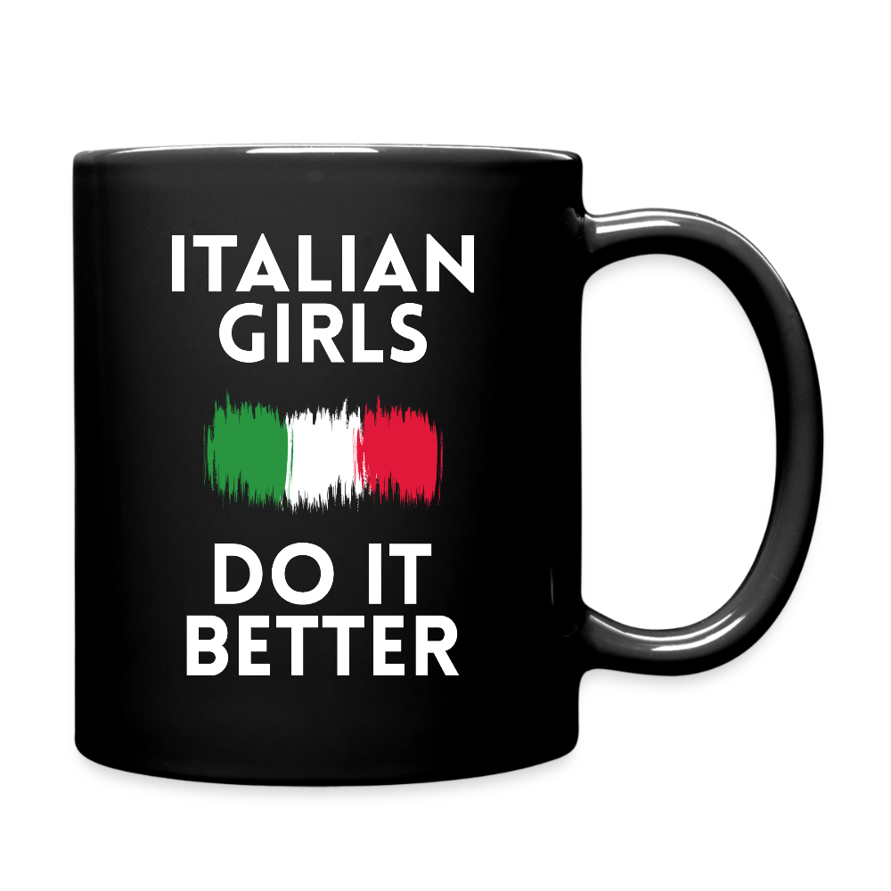 Mug uni - Italian Girls Do It Better - noir