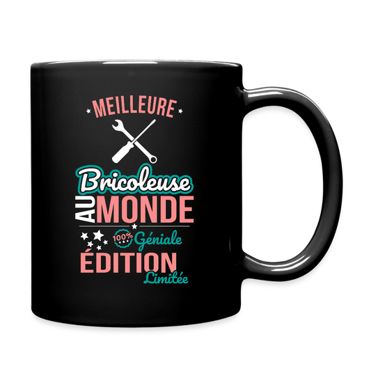 Mug uni - Meilleure Bricoleuse au monde - 100% géniale - noir