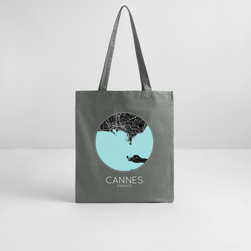 Tote Bag Cannes Bio – Plan de Cannes - charbon