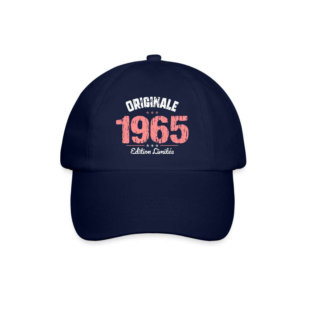 Casquette classique - Anniversaire 60 Ans - Originale 1965 - bleu/bleu