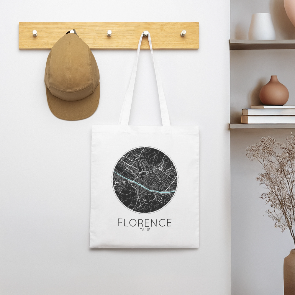 Tote Bag Florence Bio Coloris Clair – Plan de Florence - blanc