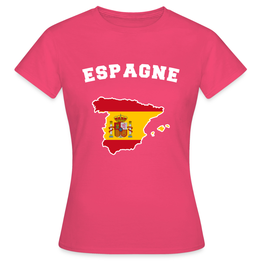 T-shirt Femme - Espagne - rose azalée