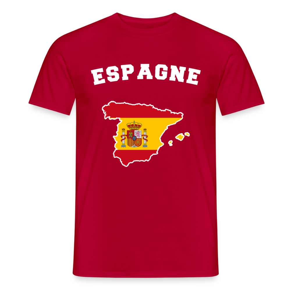 T-shirt Homme - Espagne - rouge