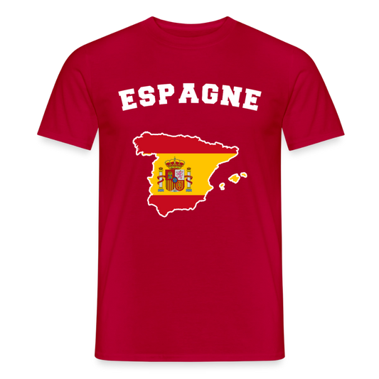 T-shirt Homme - Espagne - rouge
