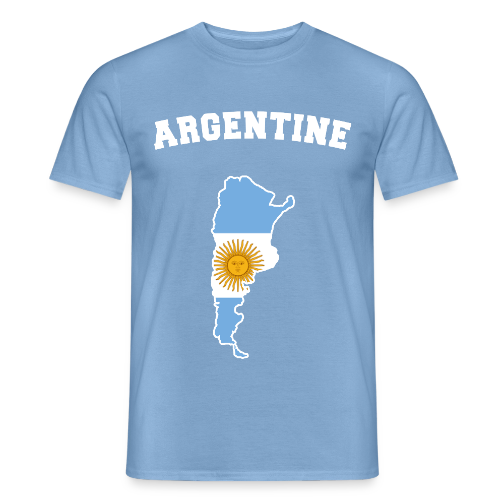 T-shirt Homme - Argentine - carolina blue