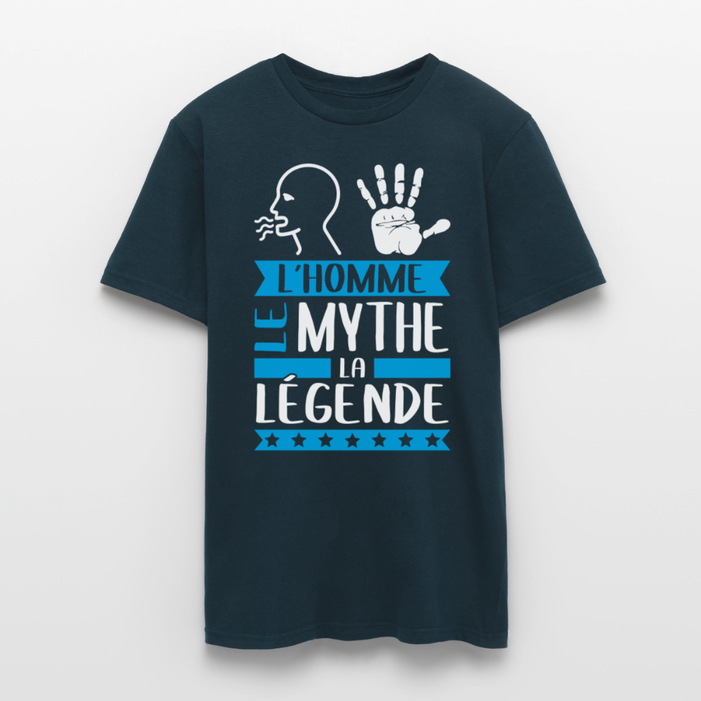 T-shirt homme Romain rébus – L’homme, le mythe, la légende - marine
