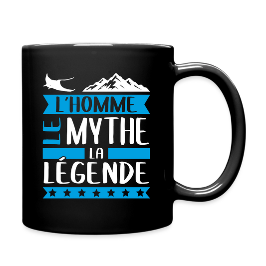 Mug uni Raymond rébus – L’homme, le mythe, la légende - noir