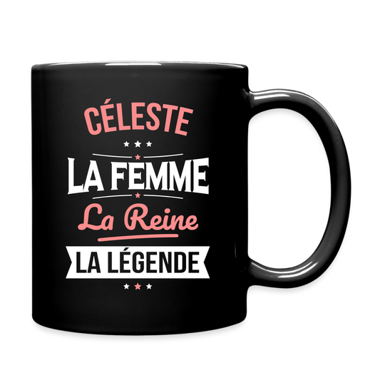 Mug uni - Céleste - la Femme - la Reine - la Légende - noir