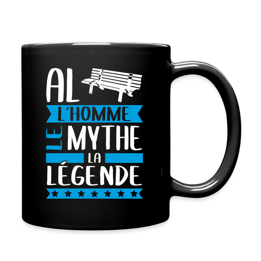 Mug uni Alban rébus – L’homme, le mythe, la légende - noir