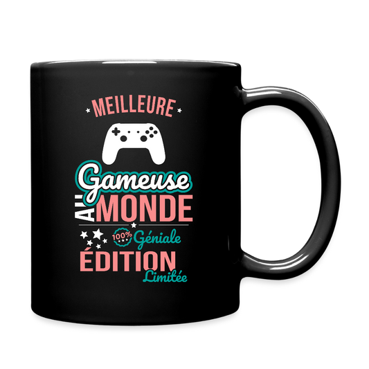 Mug uni - Meilleure Gameuse au monde - 100% géniale - noir
