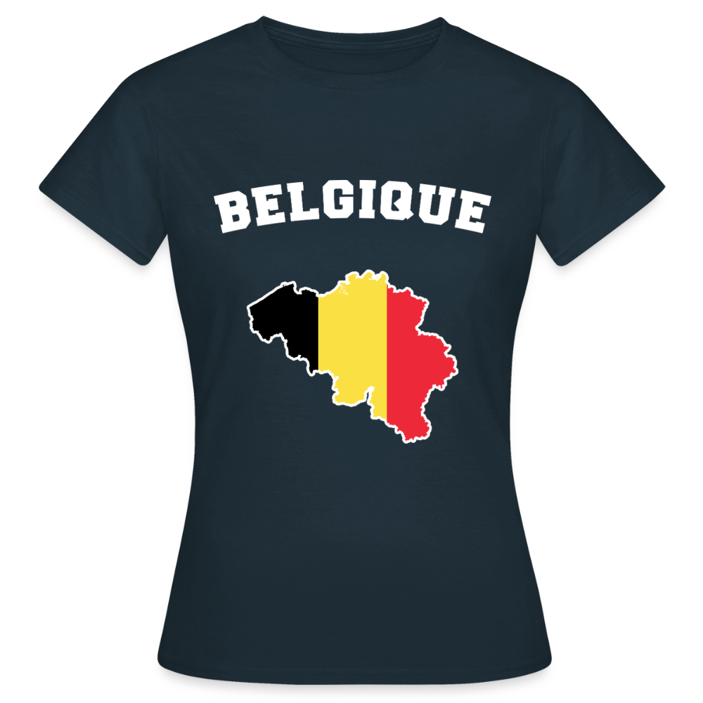T-shirt Femme - Belgique - marine