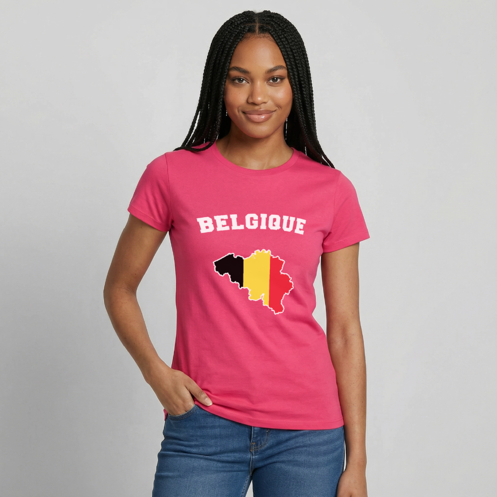 T-shirt Femme - Belgique - rose azalée