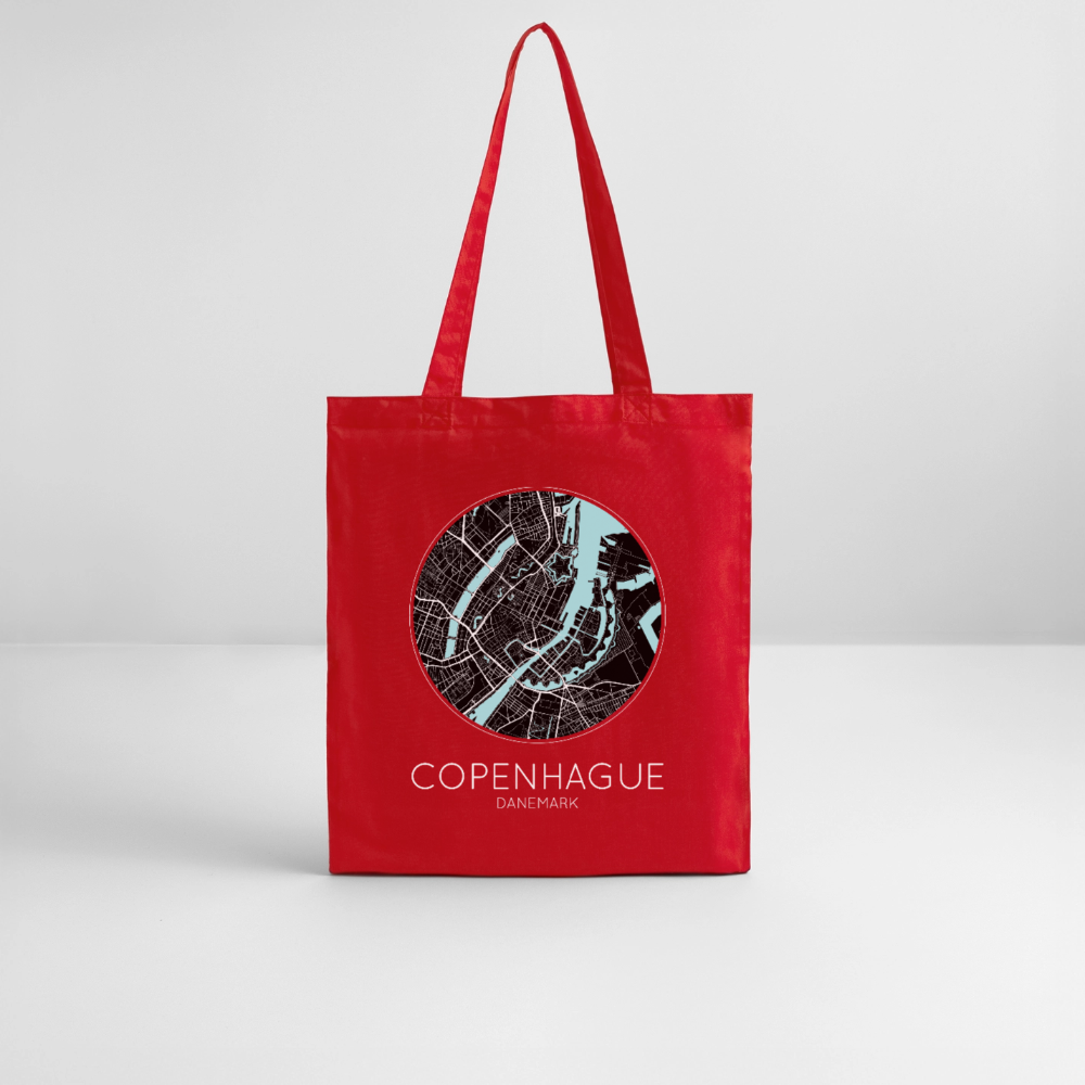 Tote Bag Copenhague Bio – Plan de Copenhague - rouge