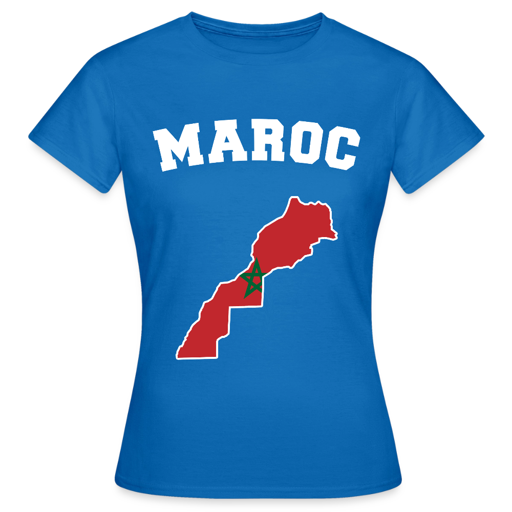 T-shirt Femme - Maroc - bleu royal