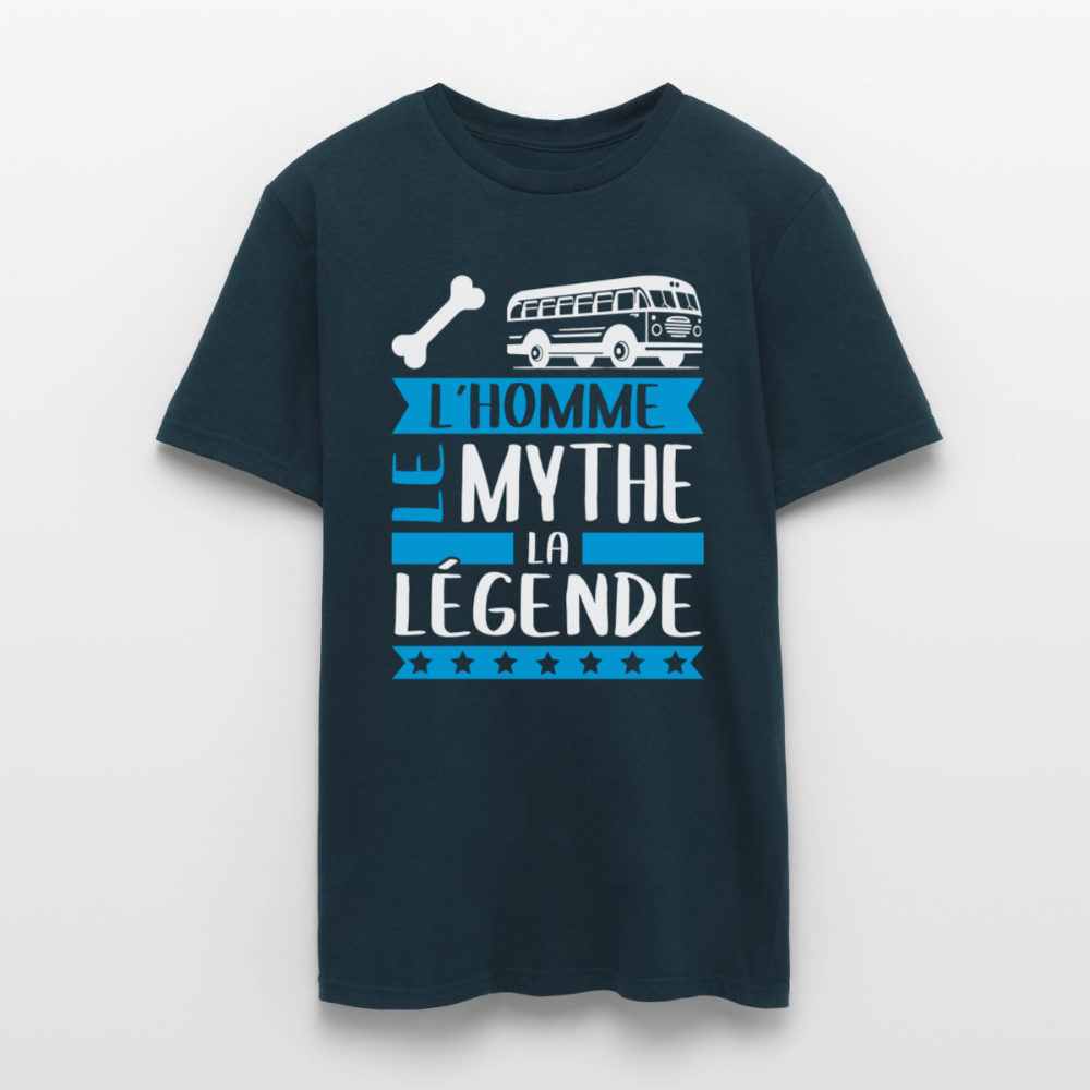 T-shirt homme Oscar rébus – L’homme, le mythe, la légende - marine