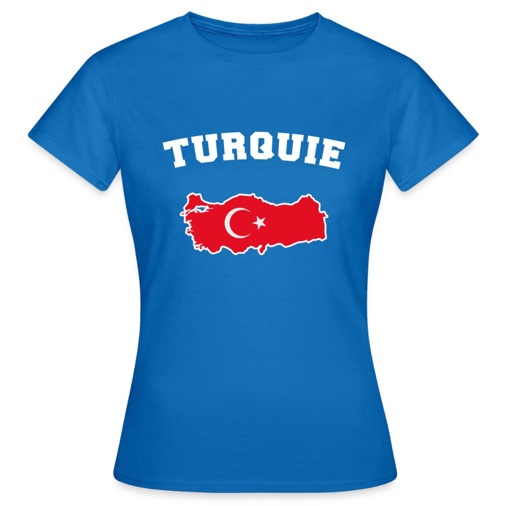 T-shirt Femme - Turquie - bleu royal