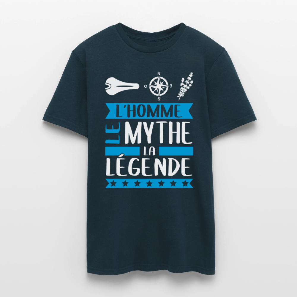 T-shirt homme Célestin rébus – L’homme, le mythe, la légende - marine