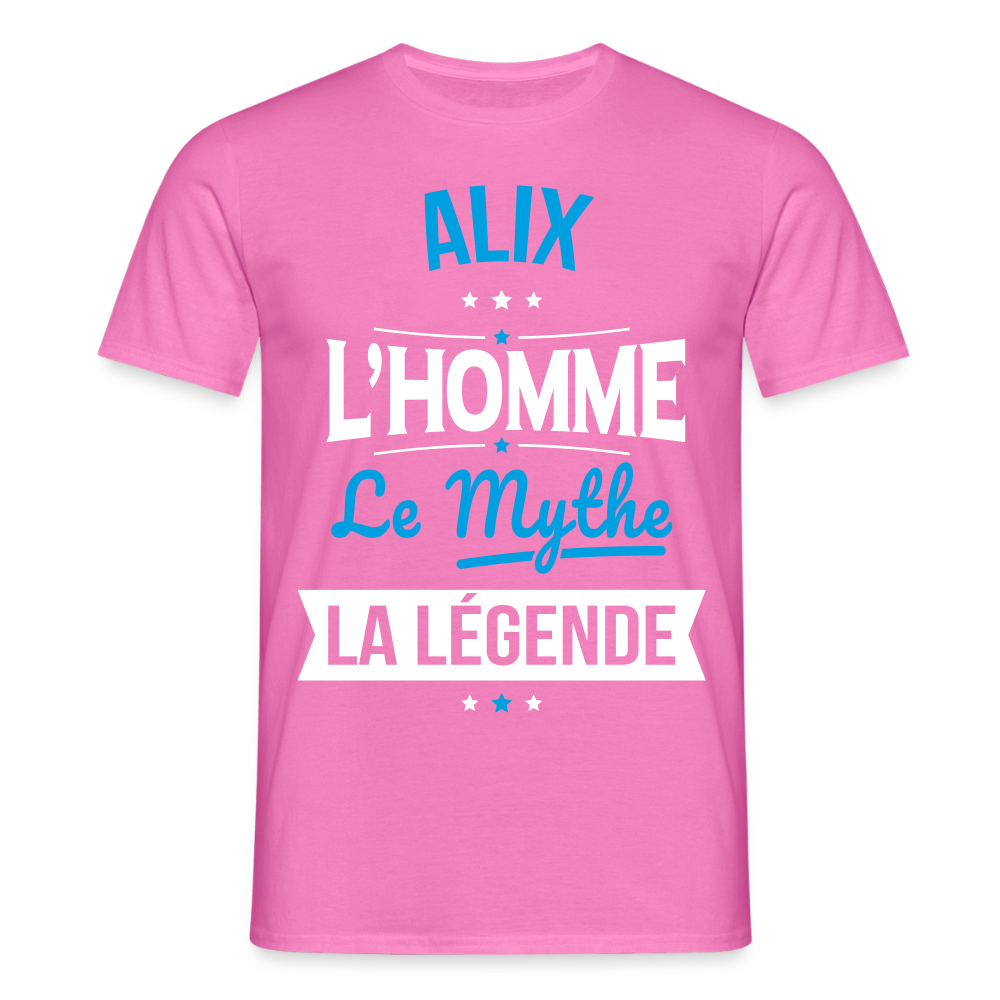 T-shirt Homme - Alix - l'Homme - le Mythe - la Légende - rose