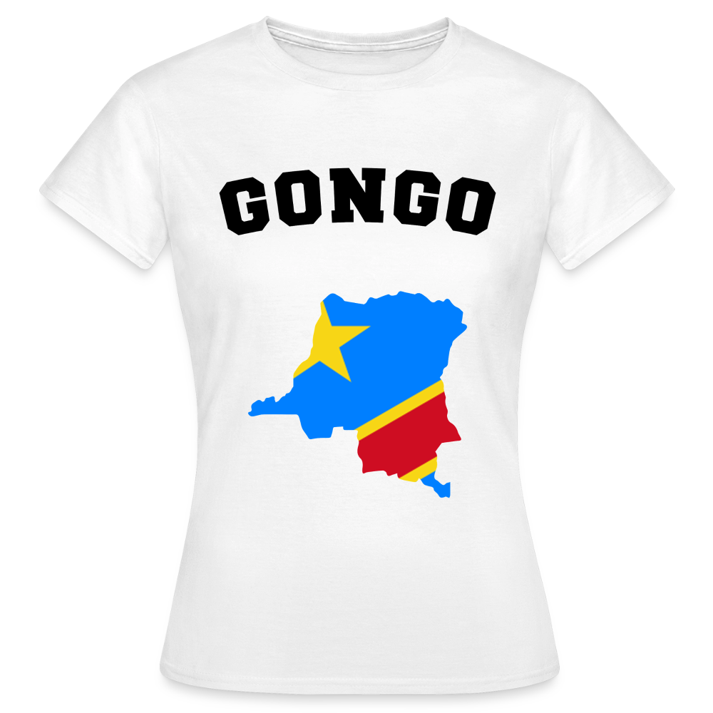 T-shirt Femme - RD Congo - blanc