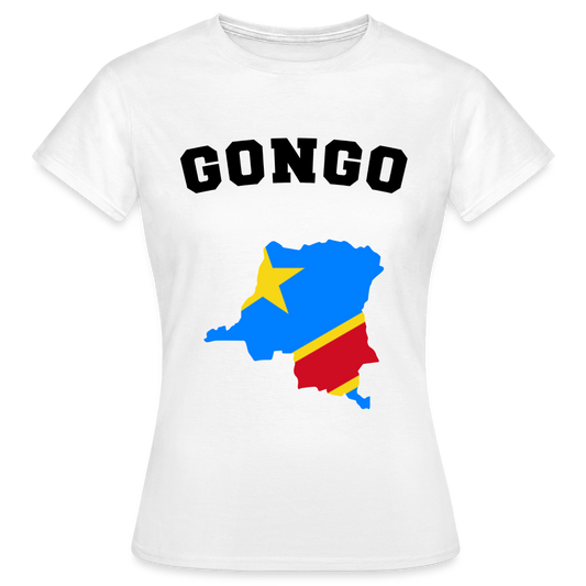 T-shirt Femme - RD Congo - blanc