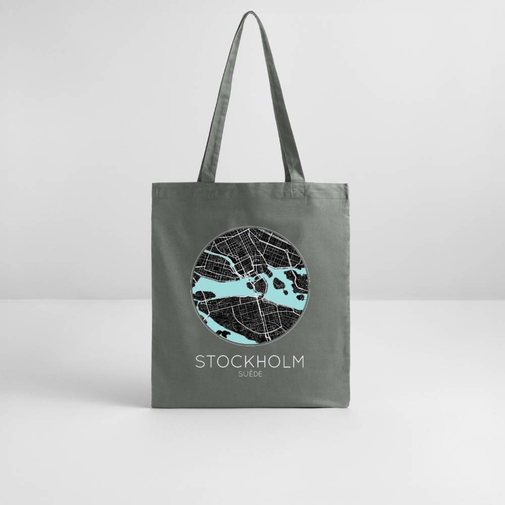 Tote Bag Stockholm Bio – Plan de Stockholm - charbon