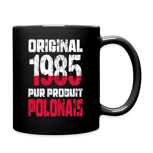Mug uni - Anniversaire 40 Ans -  Original 1985 - Pur produit Polonais - noir