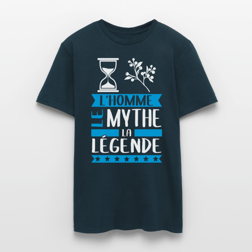 T-shirt homme Tanguy rébus – L’homme, le mythe, la légende - marine