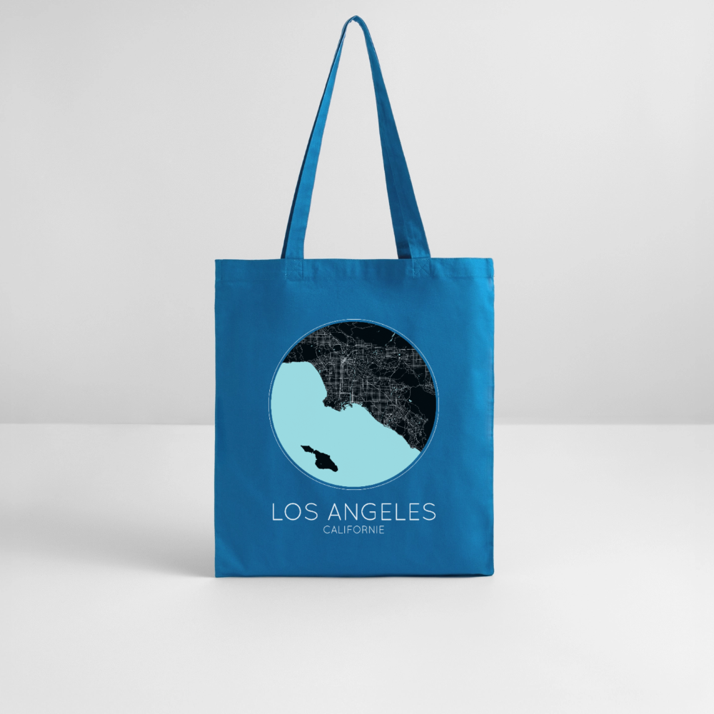 Tote Bag Los Angeles Bio – Plan de Los Angeles - bleu royal