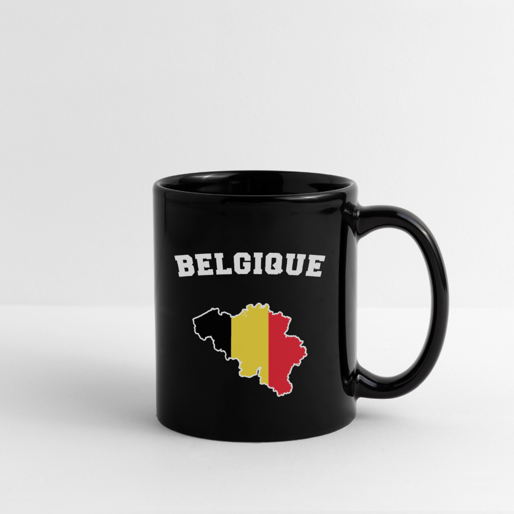 Mug uni - Belgique - noir