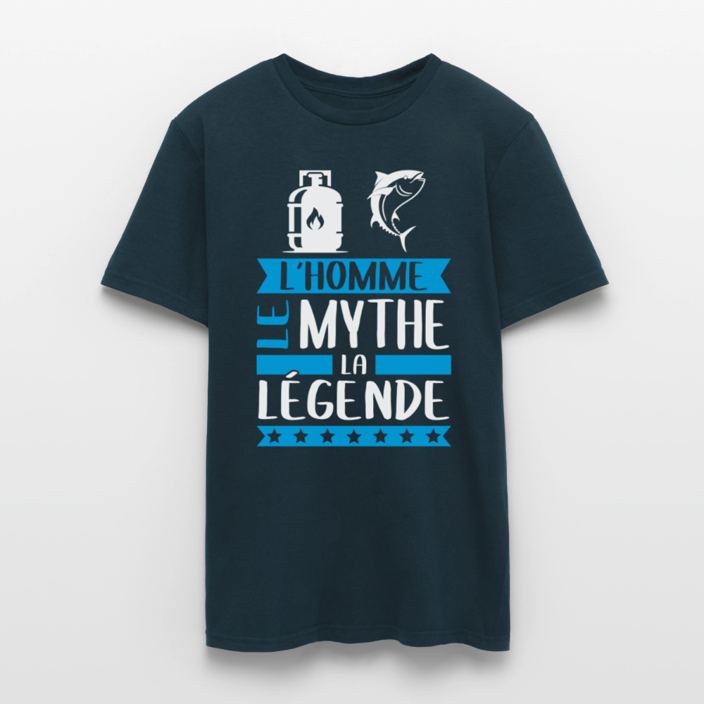 T-shirt homme Gaston rébus – L’homme, le mythe, la légende - marine