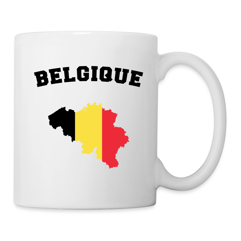 Mug blanc - Belgique - blanc