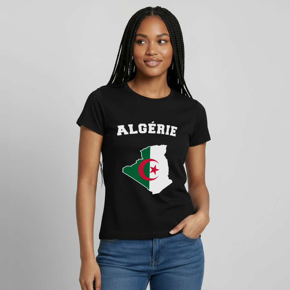 T-shirt Femme - Algérie - noir