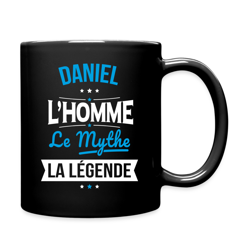 Mug uni - Daniel - l'Homme - le Mythe - la Légende - noir