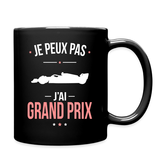 Mug uni - Je peux pas j'ai Grand Prix - noir