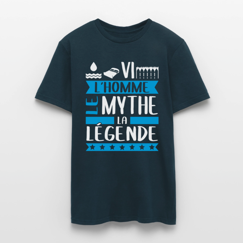 T-shirt homme Olivier rébus – L’homme, le mythe, la légende - marine
