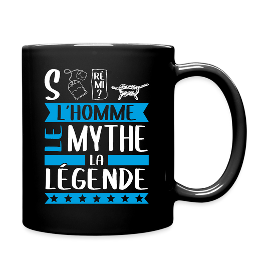 Mug uni Stéphane rébus – L’homme, le mythe, la légende - noir