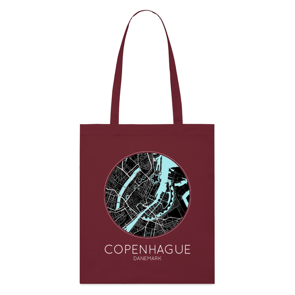 Tote Bag Copenhague Bio – Plan de Copenhague - bordeaux