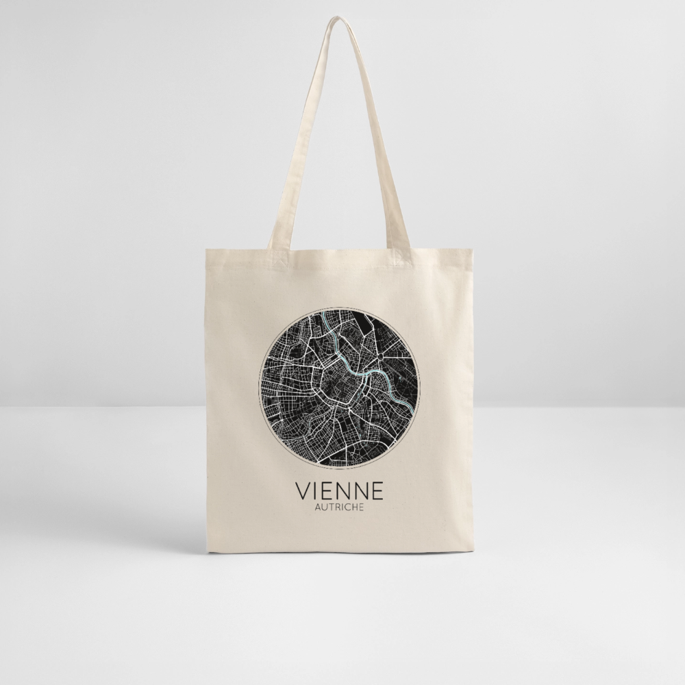 Tote Bag Vienne Bio Coloris Clair – Plan de Vienne - écru doux