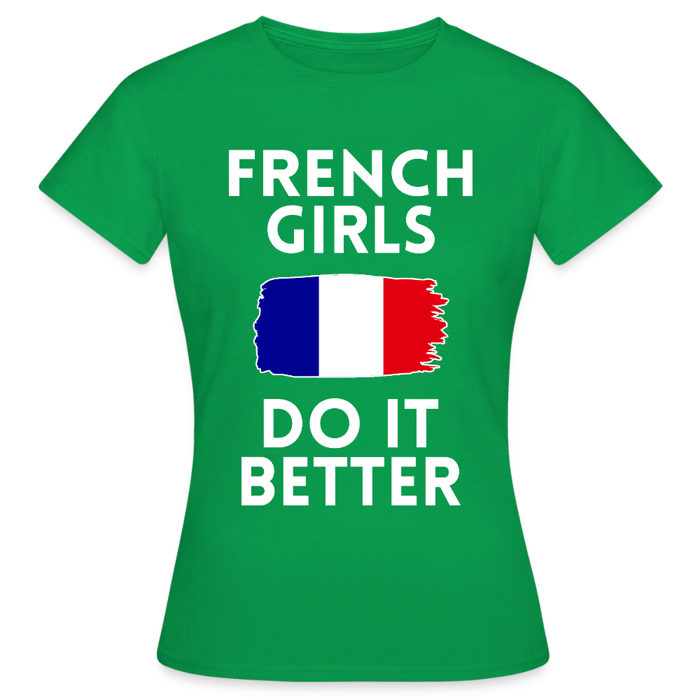 T-shirt femme - French Girls Do It Better - vert