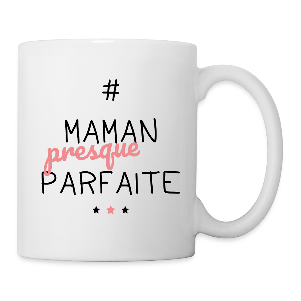 Mug blanc - Maman presque parfaite - blanc