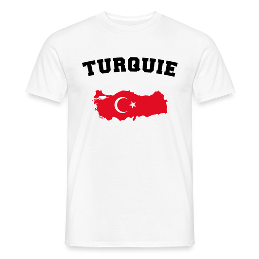 T-shirt Homme coloris clair - Turquie - blanc