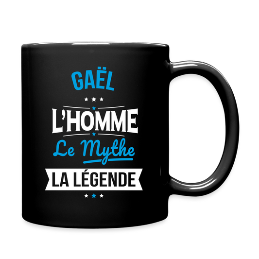 Mug uni - Gaël - l'Homme - le Mythe - la Légende - noir