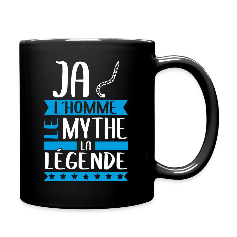 Mug uni Jacques rébus – L’homme, le mythe, la légende - noir