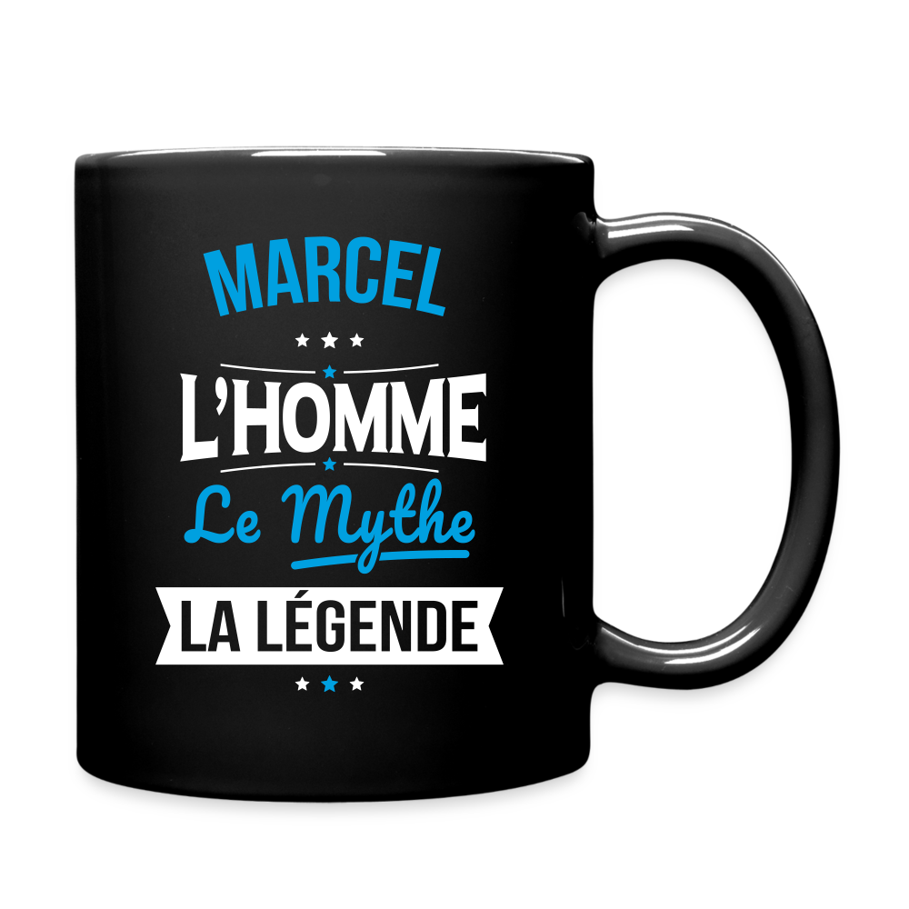 Mug uni - Marcel - l'Homme - le Mythe - la Légende - noir