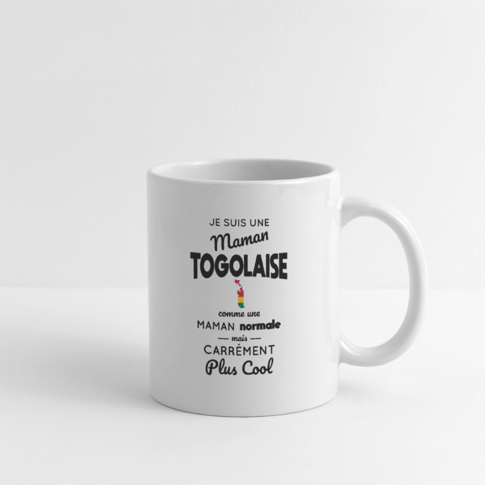 Mug blanc - Maman Togolaise plus cool - blanc
