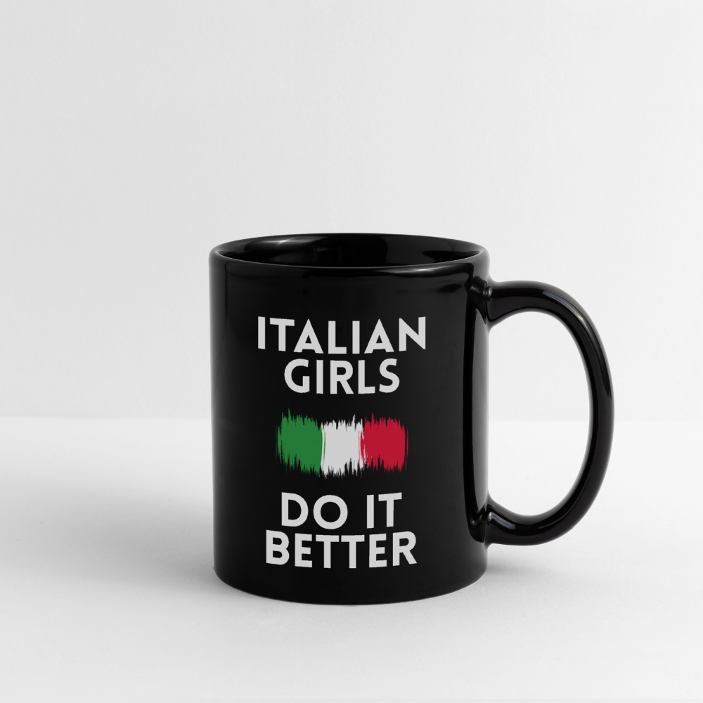 Mug uni - Italian Girls Do It Better - noir