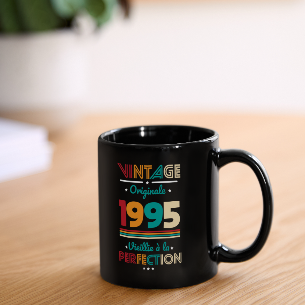 Mug uni - Anniversaire 30 Ans - Vintage Originale 1995 - noir