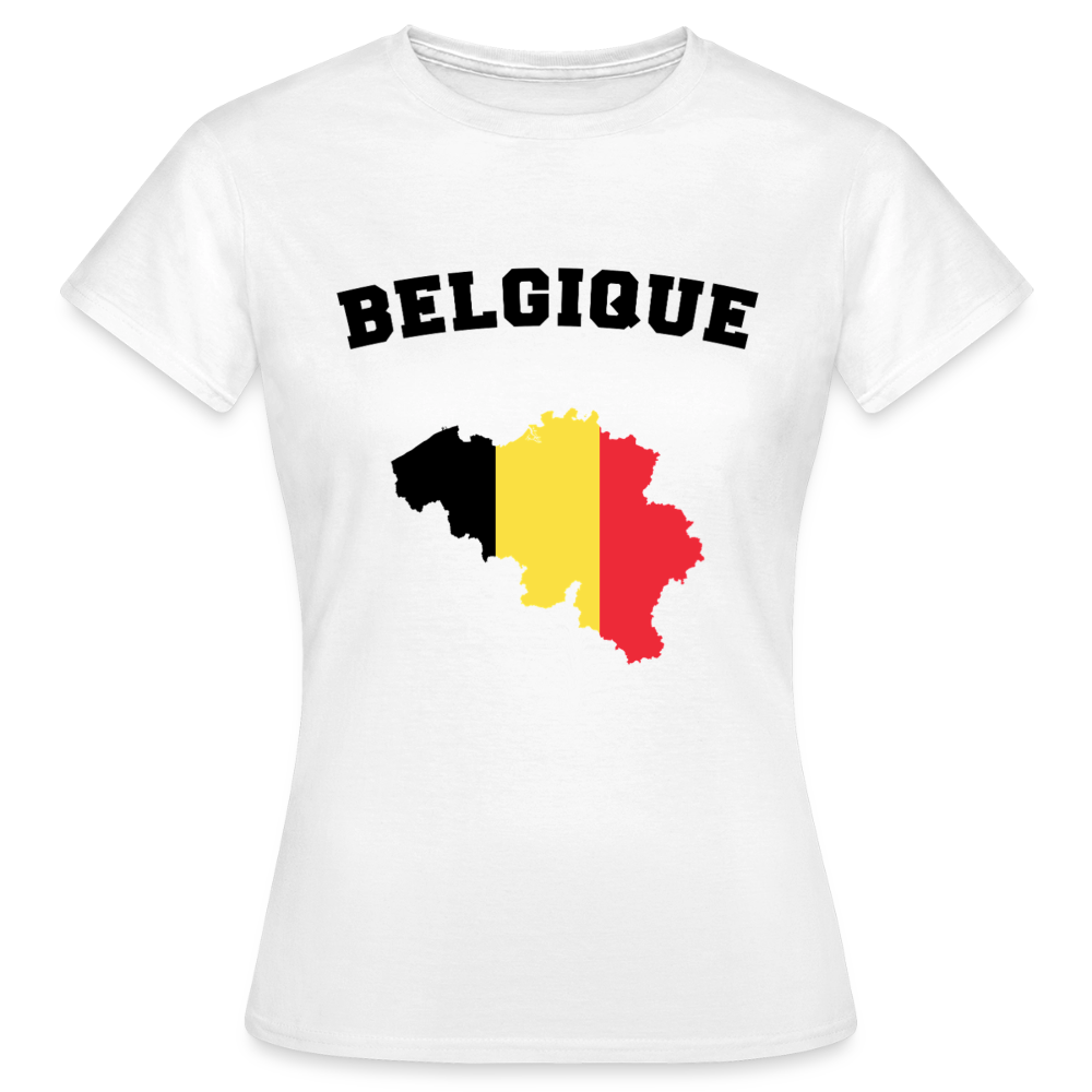 T-shirt Femme coloris clair - Belgique - blanc