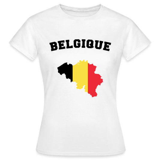 T-shirt Femme coloris clair - Belgique - blanc